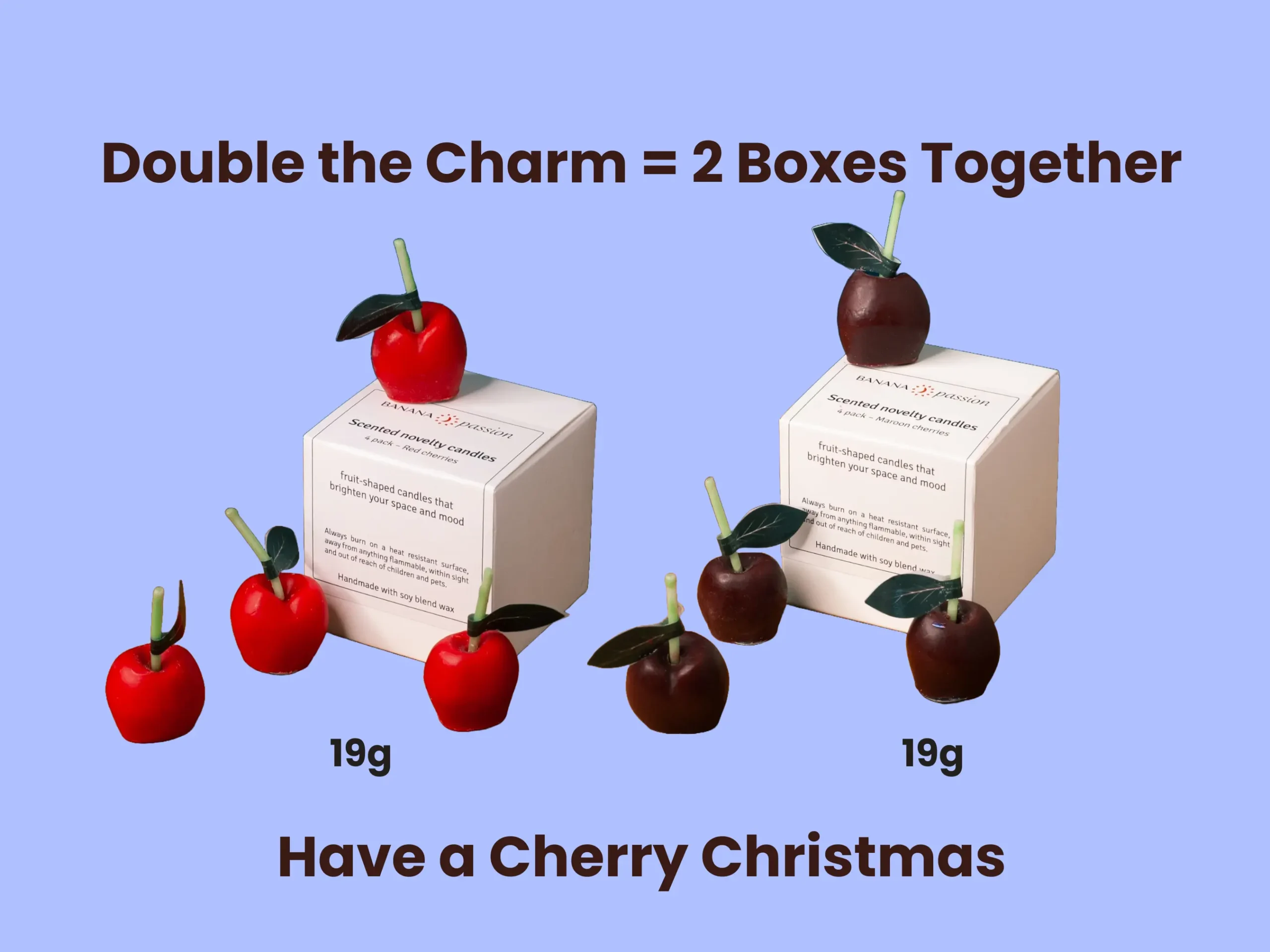 Cherry Cute Candles perfect as a gift candle.