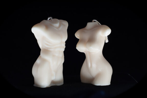 Novelty figure Female and male candles