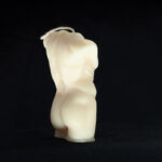 Male butt naked figure candle