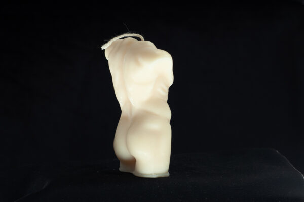 Male butt naked figure candle