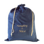 Blue Velvet Santa Sack