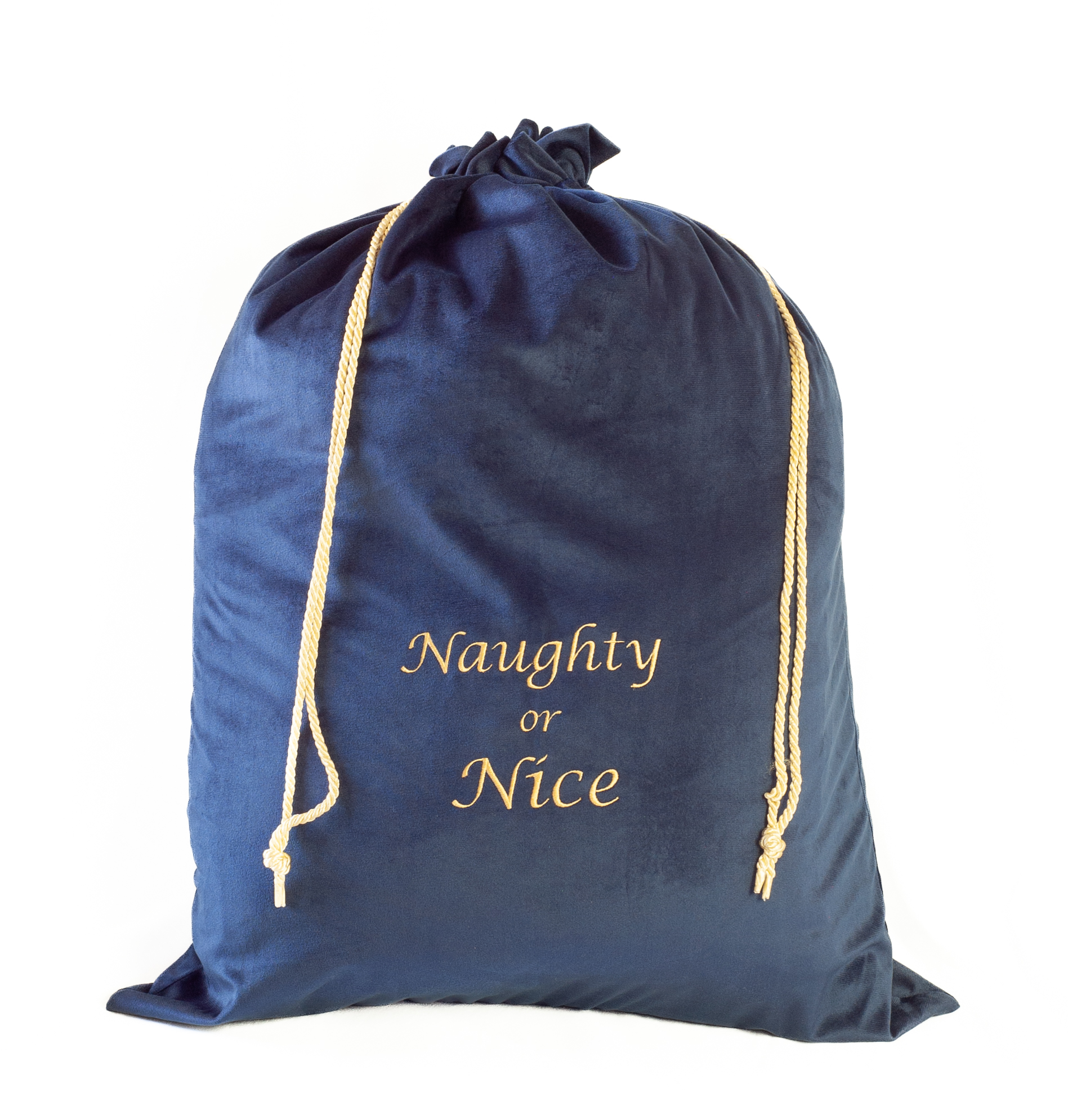 Blue Velvet Santa Sack