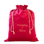 Red Velvet Santa Sack