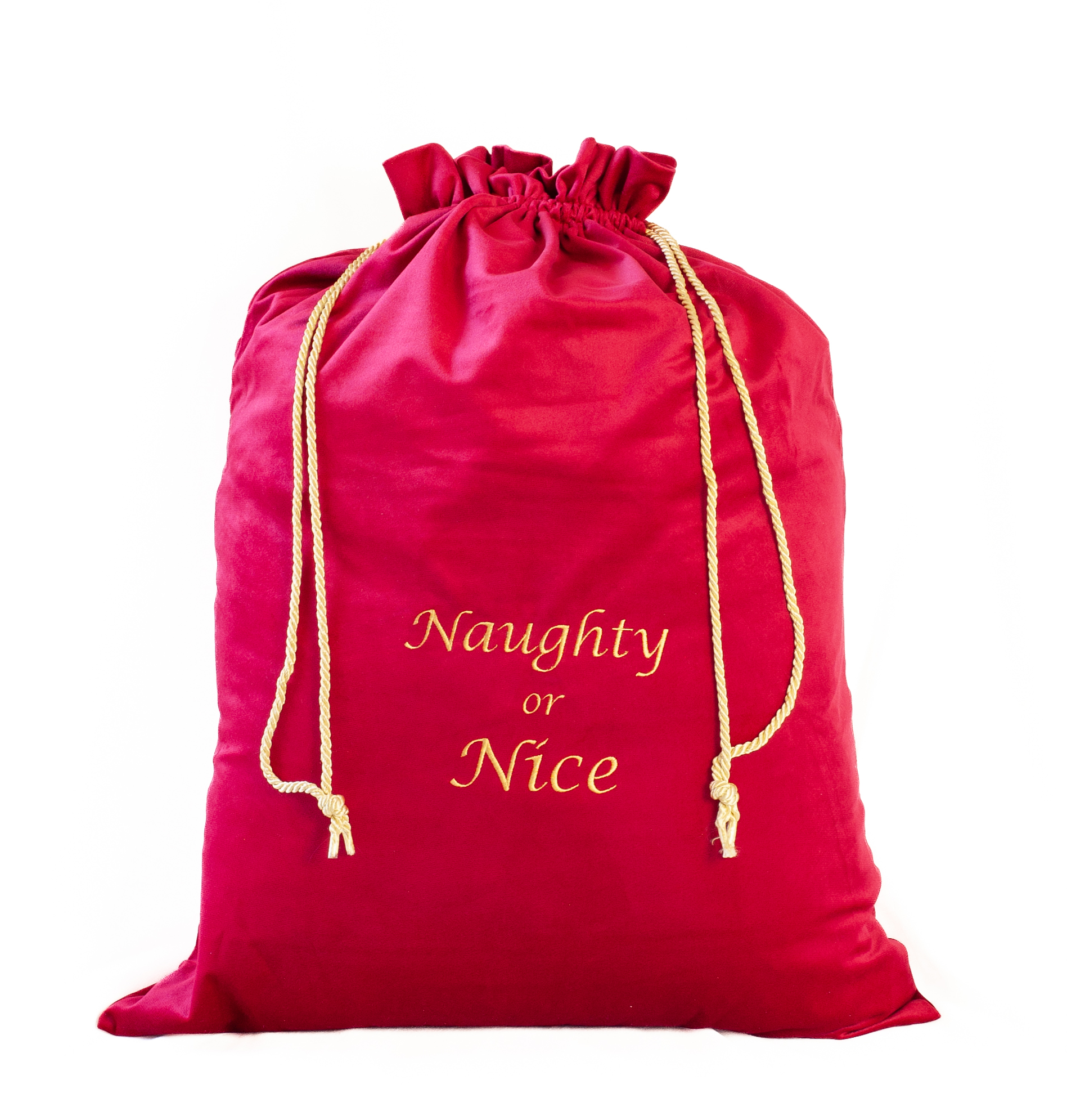 Red Velvet Santa Sack