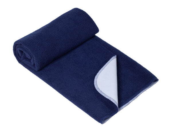 Navy Blue Waterproof sex blanket folded