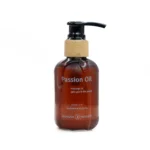 Passion massage oil which gets you in the mood. There is some oil being poured on the bottle. It is a 120ml bottle from Banana passion brand