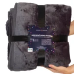 Packaging of waterproof Splash Blanket. This is also known as a sex blanket