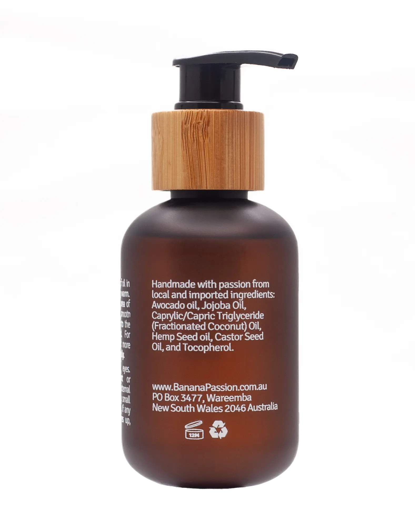 Au Naturel Massage Oil Ingredients