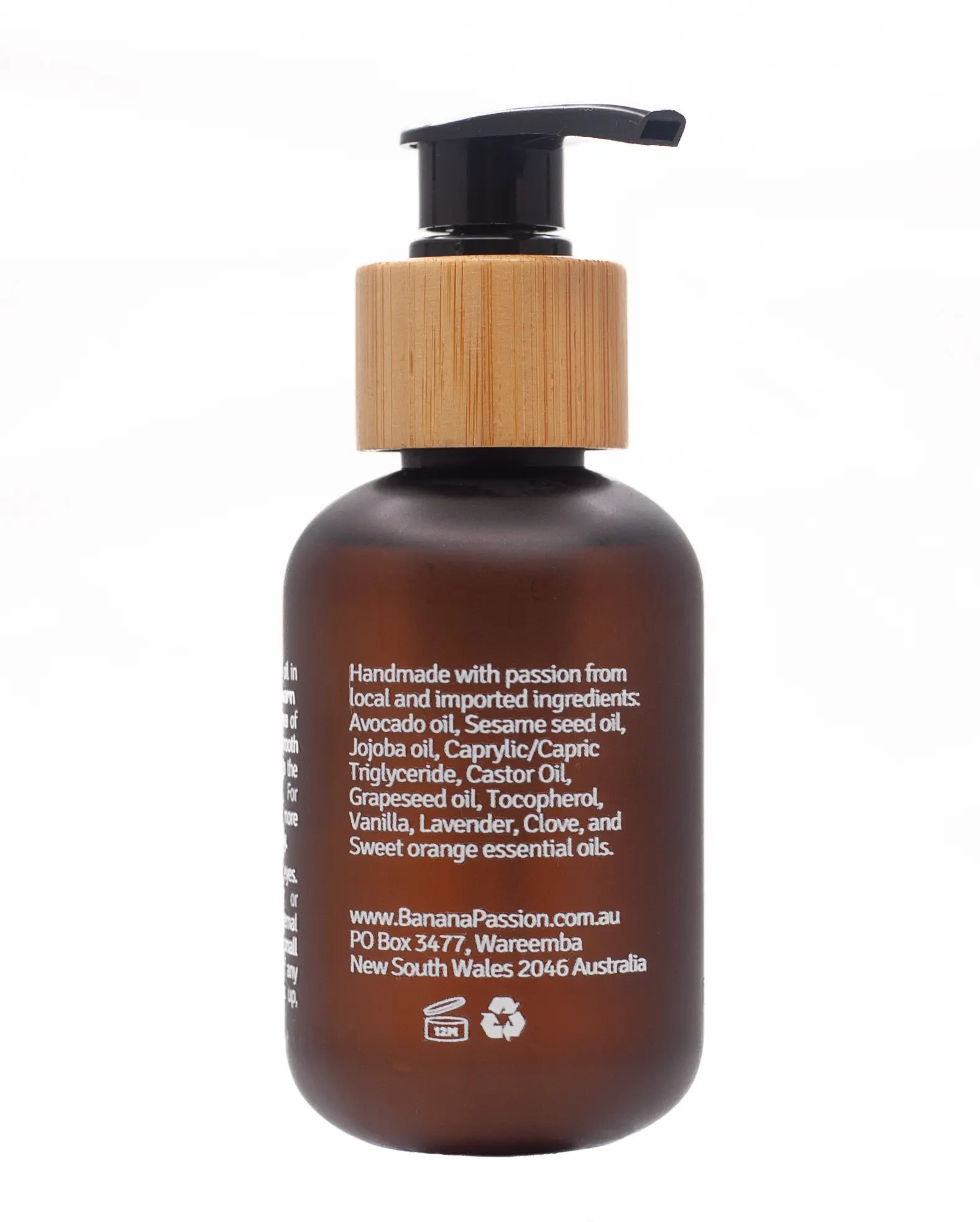 Ingredients of Serene body massage oil