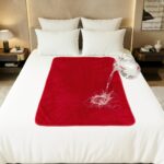 Waterproof intimacy blanket for bed, best splash blanket in australia for playful moments and couples intimacy.