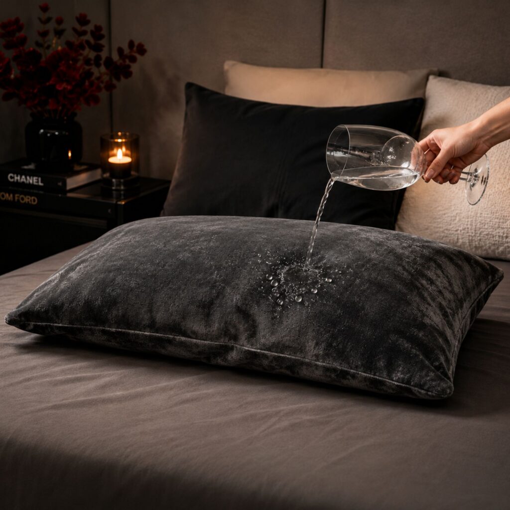 Waterproof pillowcase 48 x 74 cm for bed and pillow protection